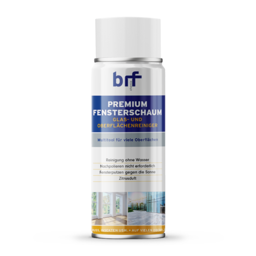 Spraydose Premium Fensterschaum - Glas- & Oberflächenreiniger von BRF Chemie